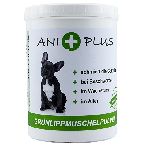 AniPlus - Grünlippmuschelpulver 500 g fördert den Aufbau der Gelenke bei Hunden