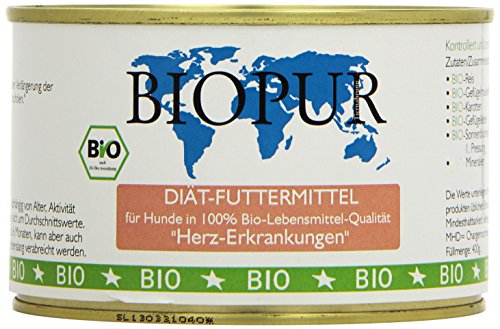 Biopur Bio Diätfutter Herz-Erkrankungen 400g, 6er Pack (6 x 400 g)