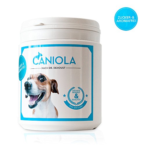 Caniola 300g, Natürliche Nahrungsergänzung für Hunde bei Arthrose, Gelenkproblemen, Gelenkschmerzen (Zucker- & Aromafrei)