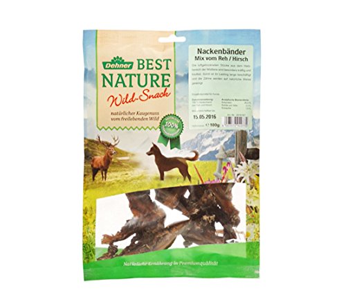 Dehner Best Nature Hundesnack, Nackenbänder von Reh und Hirsch, 100 g Dehner Best Nature Hundesnack, Nackenbänder von Reh und Hirsch, 100 g