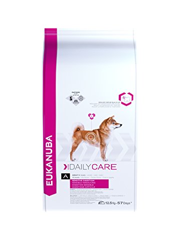 Eukanuba Daily Care, Premium Hundefutter für Hunde mit sensibler Verdauung, Trockenfutter mit Huhn (1 x 12,5 kg)