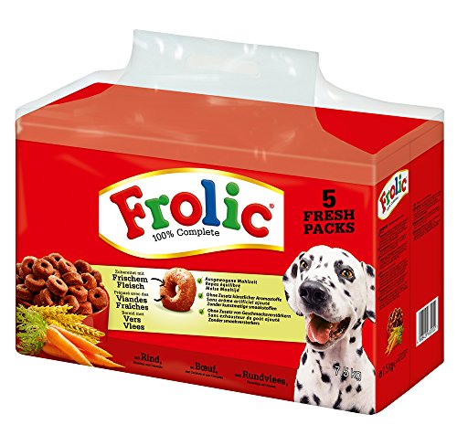 Frolic Complete Hundefutter Rind, Karotten und Getreide, 1 Packung (1 x 7,5 kg)
