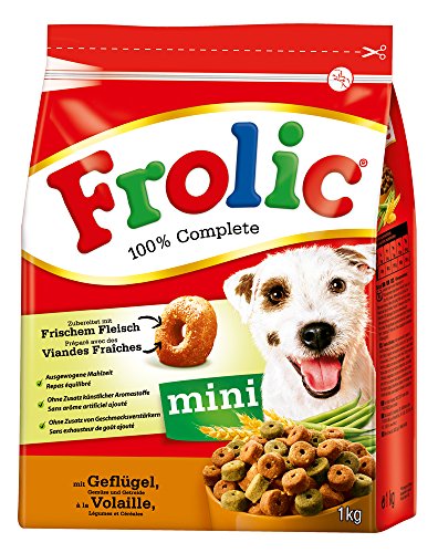 Frolic Complete Mini Hundefutter Geflügel, Gemüse und Getreide, 6 Packungen (6 x 1 kg)