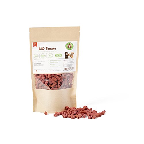 Hundesnack Bio, Hundekekse Bio, Cookies BIO-Tomate 100g | PETS DELI | Nahrungsergänzung für Hunde, Leckerbissen für Hunde, Gesunde Hundenahrung