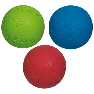 Hundespielzeug: BALL "Summer" aus Gummi Ø 6cm #510915
