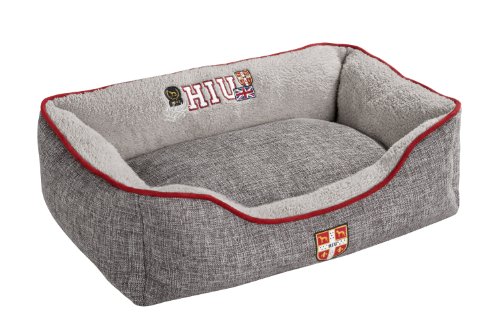 Hunter 61381 Hundesofa University, S, Aussenfläche - 67 x 50 cm, Innenkissen - 55 x 32 cm, grau Hunter 61381 Hundesofa University, S, Aussenfläche - 67 x 50 cm, Innenkissen - 55 x 32 cm, grau