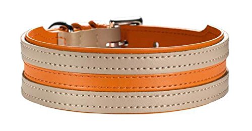 Hunter Halsband Basic Marbella Stripes stone/orange Hunter Halsband Basic Marbella Stripes stone/orange