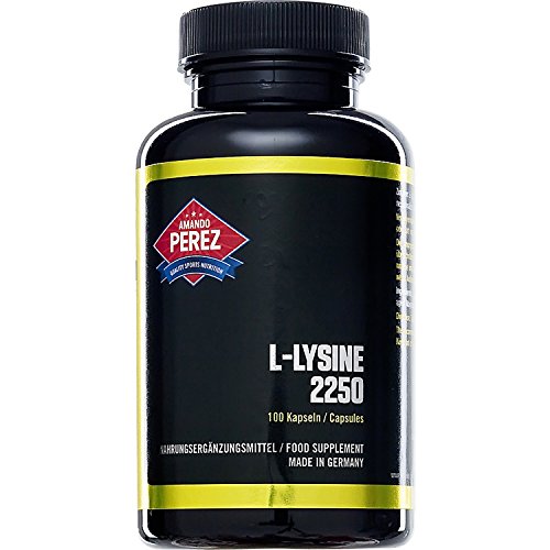 L-Lysin - 2250 mg pro Dosis - 100 Kapseln - Essenzielle Aminosäure - Hochdosiert