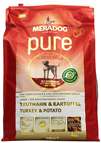 Mera Dog Pure Truthahn&Kartoffel getreidefrei, 1er Pack (1 x 4 kg) Mera Dog Pure Truthahn&Kartoffel getreidefrei, 1er Pack (1 x 4 kg)