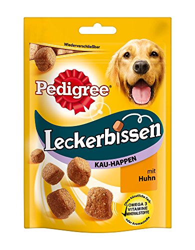 Pedigree Leckerbissen Kau-Happen Hundesnacks, 6 Beutel (6 x 130 g)