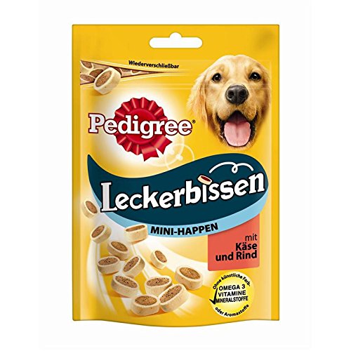 Pedigree Leckerbissen Mini-Happen | 6x 140g Hundesnack Großpack