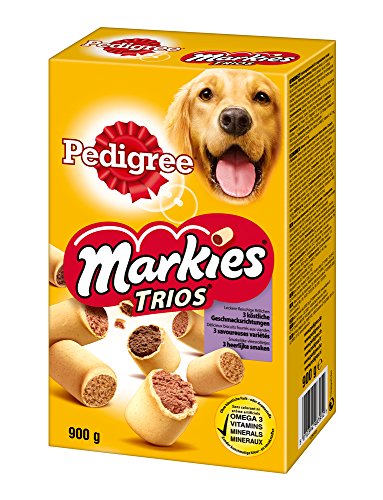 Pedigree Markies Trio's Hundesnacks, 10 Packungen (10 x 900 g)