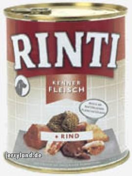 Rinti Pur Kennerfleisch Junior Huhn für Hunde, 12er Pack (12 x 800 g)