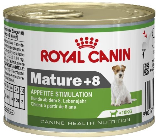 Royal Canin Hundefutter Mini Mature +8, 195g, 12er Pack (12 x 195 g)