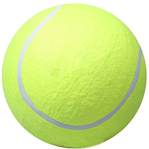 Yalulu 9.5" Große Tennisball für Hunde, Tierspielzeug Outdoor Sport Strand Tennisball