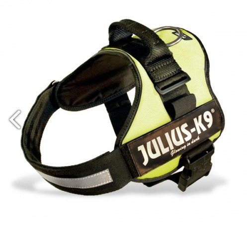 16IDC-NE-MM Julius K9 ® IDC Geschirr Gr. Mini-Mini neon grün Hundegeschirr Welpengeschirr INNOVA DOG COMFORT - Brustumfang: 40-52cm K-9
