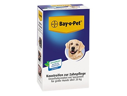 Bayer Mouth Guard 33270 Bay-o-Pet Zahnpflege Kaustreifen Spearmint großer Hund 140 g
