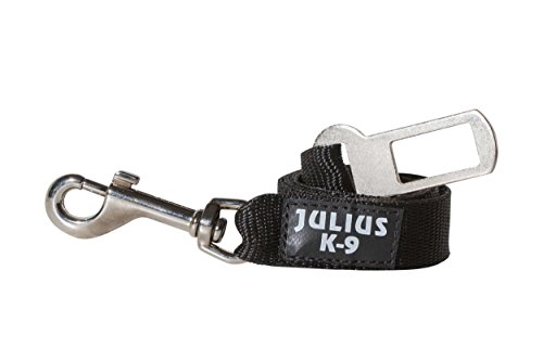 Julius-K9  16SGA-2  Sicherheitsgurtadapter für Hunde über 25Kg, schwarz