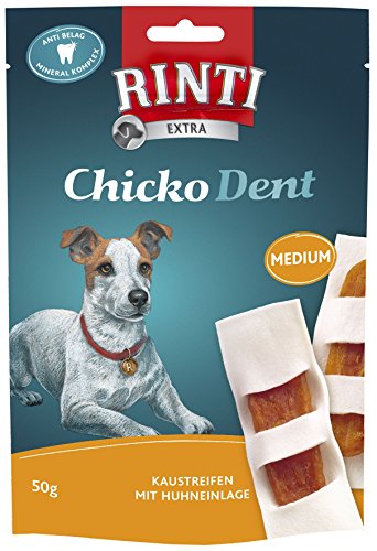 Rinti Hundesnacks Extra Chicko Dent medium Huhn 50 g (6-er Pack)