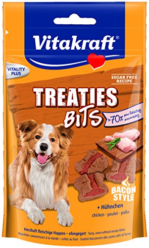 Vitakraft Hundesnack, Fleischige Happen, Ofengegart, Treaties Bits