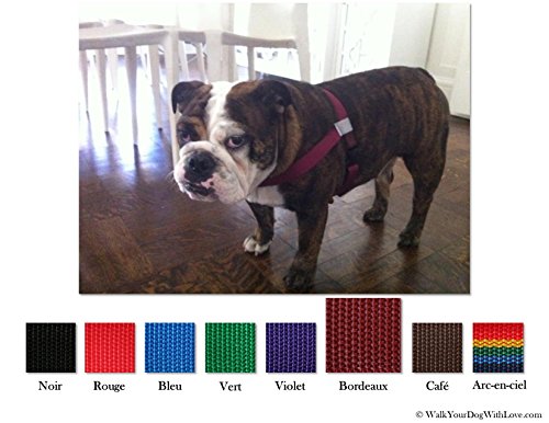 Würge-freies, zerr-freies, von vorne führendes Hundegeschirr, Originalausführung, Größe 3 kg bis 113 kg, 8 Farben