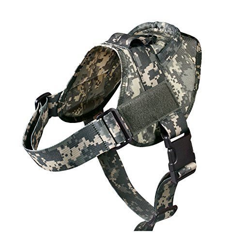 yisibo Tactical Armee Hund verstellbar Service Police Patrol Weste Training MOLLE Geschirr Kühlakkus Weste Comfort Nylon für Haustier yisibo Tactical Armee Hund verstellbar Service Police Patrol Weste Training MOLLE Geschirr Kühlakkus Weste Comfort Nylon für Haustier