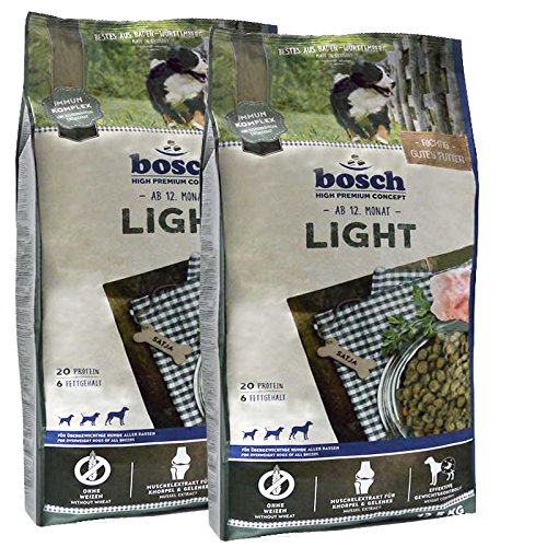 2 x 12,5 kg Bosch Adult Light Premium Diät Hundefutter für übergewichtige Hunde