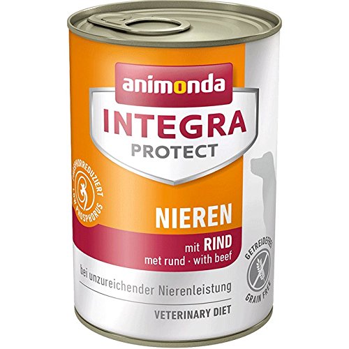 animonda Integra Protect Nieren mit Rind | Diät Hundefutter | Nassfutter bei chronischer Niereninsuffizienz (6 x 400 g)