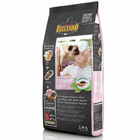 Belcando Finest Light Hundefutter | Trockenfutter für kleine & mittlere übergewichtige Hunde | Alleinfuttermittel für Hunde ab 1 Jahr