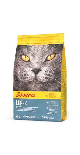 JOSERA Léger (1 x 2 kg) | Adult | Premium Trockenfutter für ausgewachsene sterilisierte oder übergewichtige Katzen | Geflügel | wenig Fett & viel Protein | weizenfrei | Katzenfutter | 1er Pack JOSERA Léger (1 x 2 kg) | Adult | Premium Trockenfutter für ausgewachsene sterilisierte oder übergewichtige Katzen | Geflügel | wenig Fett & viel Protein | weizenfrei | Katzenfutter | 1er Pack