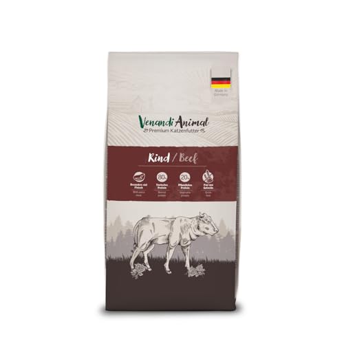 Venandi Animal – Premium Katzenfutter – Rind, mit viel frischem Fleisch, Trockenfutter, getreidefrei 1er Pack (1 x 1,5kg) Venandi Animal – Premium Katzenfutter – Rind, mit viel frischem Fleisch, Trockenfutter, getreidefrei 1er Pack (1 x 1,5kg)