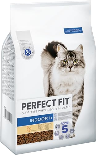 PERFECT FIT Indoor Adult Trockenfutter für erwachsene Katzen ab 1 Jahr - Huhn, 7 kg (1 Beutel) PERFECT FIT Indoor Adult Trockenfutter für erwachsene Katzen ab 1 Jahr - Huhn, 7 kg (1 Beutel)