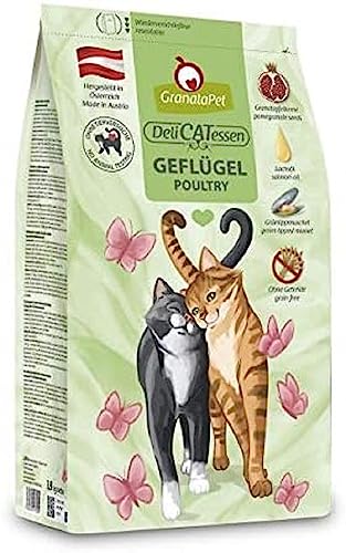 GranataPet DeliCatessen Geflügel Adult, Trockenfutter für Katzen, schmackhaftes Katzenfutter, Alleinfuttermittel ohne Getreide & ohne Zuckerzusätze, 300 g GranataPet DeliCatessen Geflügel Adult, Trockenfutter für Katzen, schmackhaftes Katzenfutter, Alleinfuttermittel ohne Getreide & ohne Zuckerzusätze, 300 g