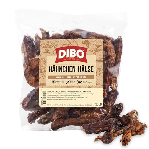 DIBO Hähnchenhälse, 250g-Beutel, der kleine Naturkau-Snack oder Leckerli für Zwischendurch, Hundefutter, Qualitätskauartikel ohne Chemie von DIBO DIBO Hähnchenhälse, 250g-Beutel, der kleine Naturkau-Snack oder Leckerli für Zwischendurch, Hundefutter, Qualitätskauartikel ohne Chemie von DIBO